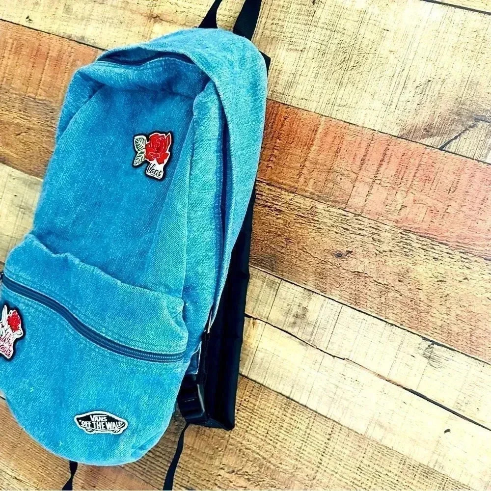 Vans Calico Denim Patch Mini Backpack - image 4